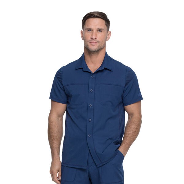 Рубашка мужская Dickies DK820, синий, L DK820-NAV-L - фото 429572