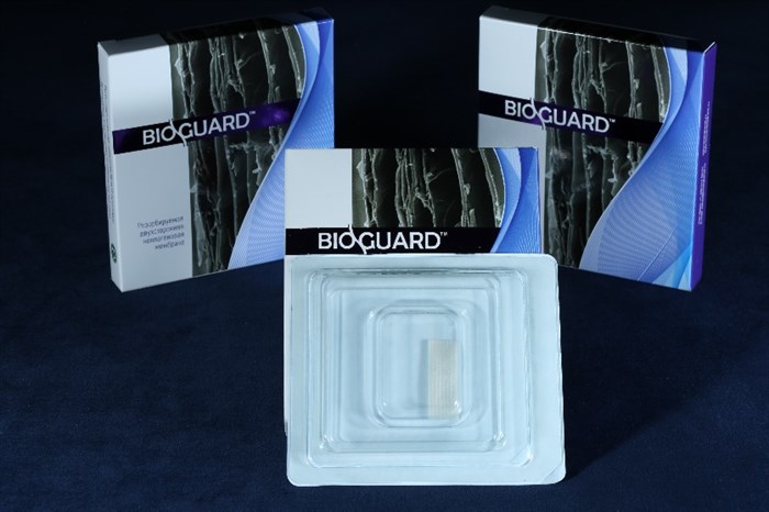 BIOGUARD / Биоматрикс мембрана жесткая, 15х25 мм 40200 - фото 432773