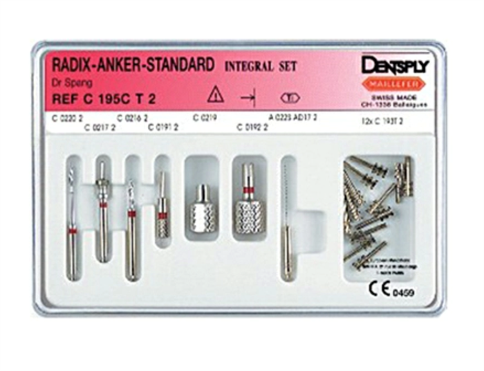 Radix Anker Standard Integral Set №1 - комплект титановых штифтов. C195CT0000100 - фото 434069