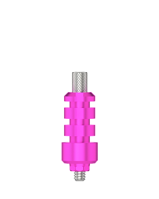 Слепочный трансфер для открытой ложки, короткий, включая винт для фиксации, RN 4,8 N 11 - фото 435175