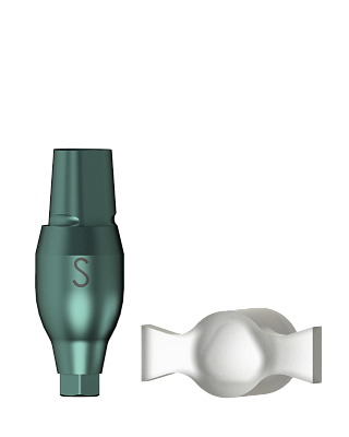 Слепочный трансфер для закрытой ложки, включая винт абатмента и колпачок позиционирующий, D 3,5/4,0 S 30 - фото 435253