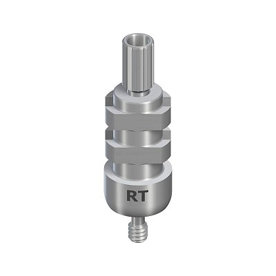 Трансфер оттискный RT для открытой ложки, короткий, высота 15 мм, без захвата, с направляющим винтом 065.0141 - фото 435370