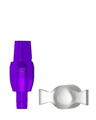 Слепочный трансфер для закрытой ложки, включая винт абатмента и колпачок позиционирующий, D 3,4 H 30 - фото 435566