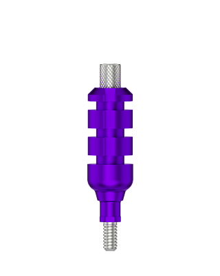 Слепочный трансфер для открытой ложки, короткий, включая винт для фиксации, RC 4,1/4,8 L 11 - фото 435740