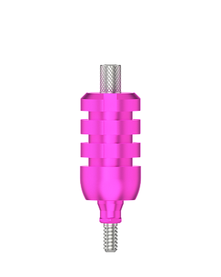 Слепочный трансфер для открытой ложки, короткий, включая винт для фиксации, D 5,5 T 12 - фото 435898