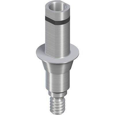 Абатмент временный RC для немедленной нагрузки для коронки, высота десны 1 мм 022.0118S - фото 436457