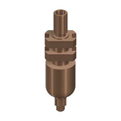 Трансфер оттискный WB для открытой ложки, короткий, высота 16.5 мм, с захватом, с направляющим винтом 065.0152 - фото 436465