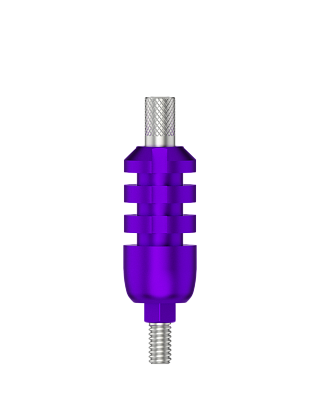 Слепочный трансфер для открытой ложки, короткий, включая винт для фиксации, D 4,5 R 11 - фото 436671