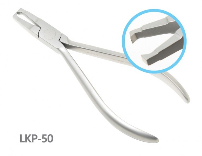 LKP-50 Щипцы для снятия брекетов прямые LKP-50 - фото 440990