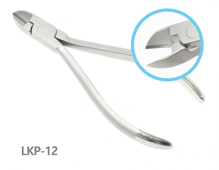 LKP-12 Кусачки для лигатур и жестких дуг, 15° LKP-12 - фото 441005
