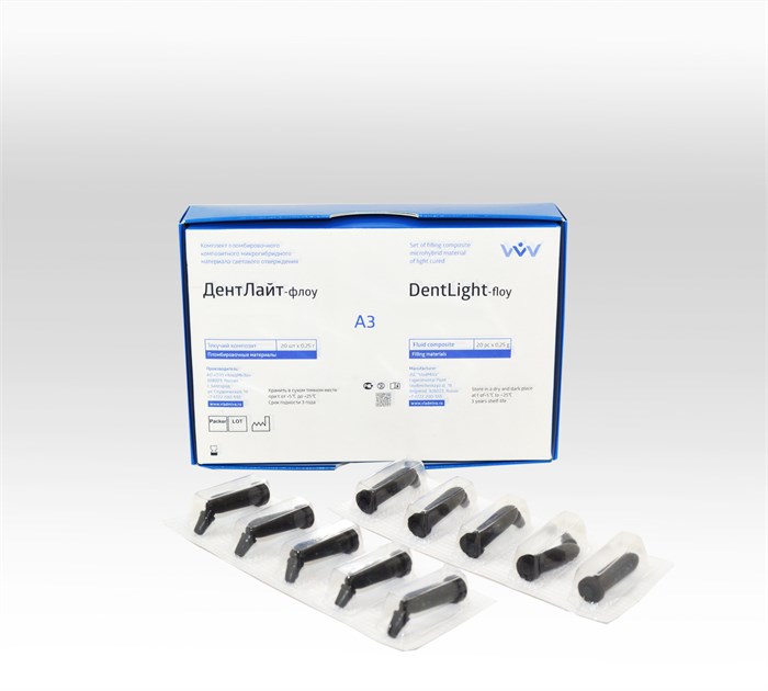 ДЕНТЛАЙТ ФЛОУ /отттенок A3/ 0,25г х 20 00000052337 - фото 441738