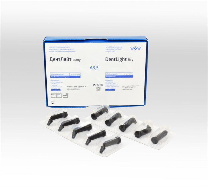 ДЕНТЛАЙТ ФЛОУ /оттенок A3,5/ 0,25г х 20 00000052338 - фото 442094