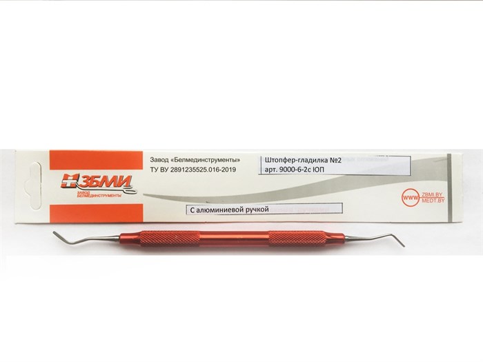 ШТОПФЕР-ГЛАДИЛКА №2/красный ПР/арт. 9000-6-2с ЮП 00000071542 - фото 442966