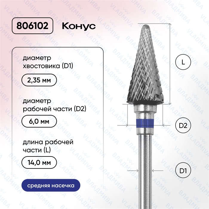 ФРЕЗА ТВС 806102 синяя 00000085953 - фото 444261