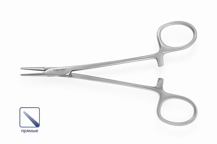 Иглодержатель Hegar-Baumgartner 14 см 1001 - фото 451345