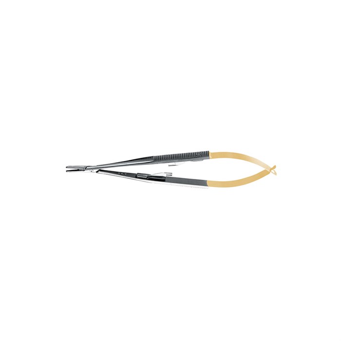 Иглодержатель Castroviejo Perma Sharp 14 см 5 1/2 (от 5-0 до 10-0) NH5020 - фото 451783