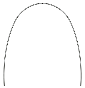 Дуга стальная Dentaflex Ideal 6-ти жильная 0,45 (18) в/ч 72657 - фото 451972