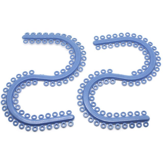 Сепаратор эластичный на модуле синий 70 колец 77667 - фото 451989