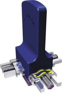 Винт трёхмерный Бертони тип B, 2 направляющие, расширение 4 мм, 16 х 6,3 х 3 мм в/ч 74903 - фото 452011