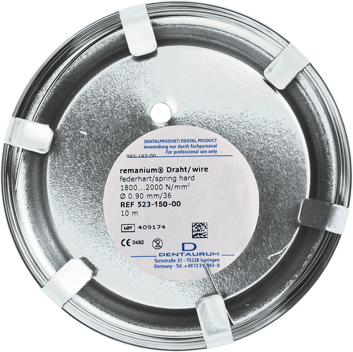 Проволока лабораторная Remanium круглая пружинно жесткая 1,5 мм 10 м 76339 - фото 452024