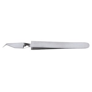 Пинцет обратный с узкими щечками для бокового отдела 71323 - фото 452089