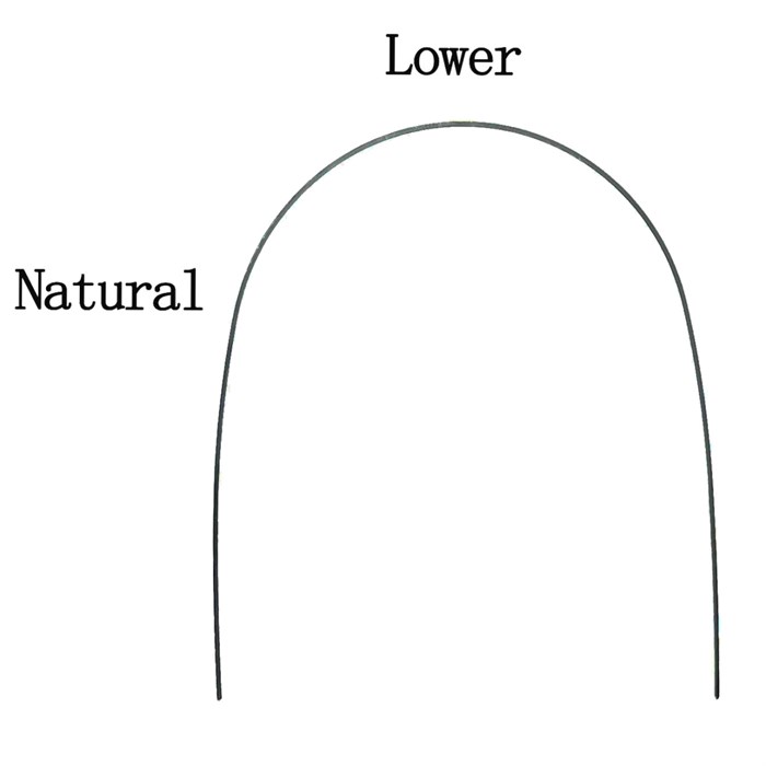 Дуга нитиноловая термоактивная натуральная форма 018 н/ч 78636 - фото 452342