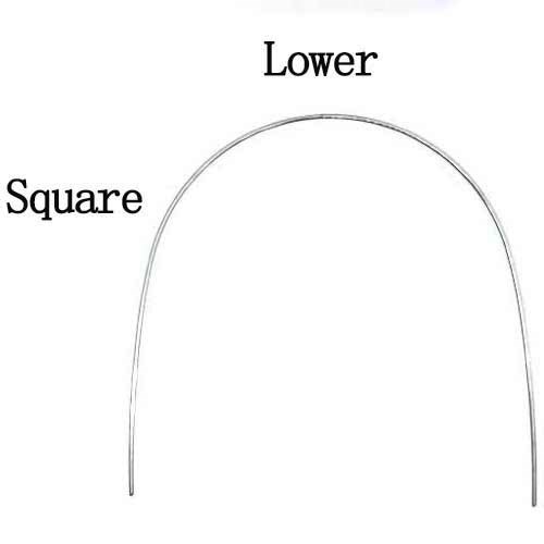 Дуга нитиноловая супер-эластичная NiTi широкая форма 012 н/ч 78196 - фото 452353