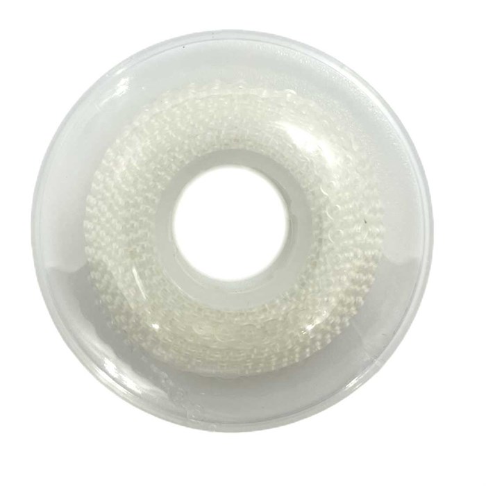 Цепочка эластичная цвет прозрачный №33, короткий шаг 4,6 м 77689 - фото 452504