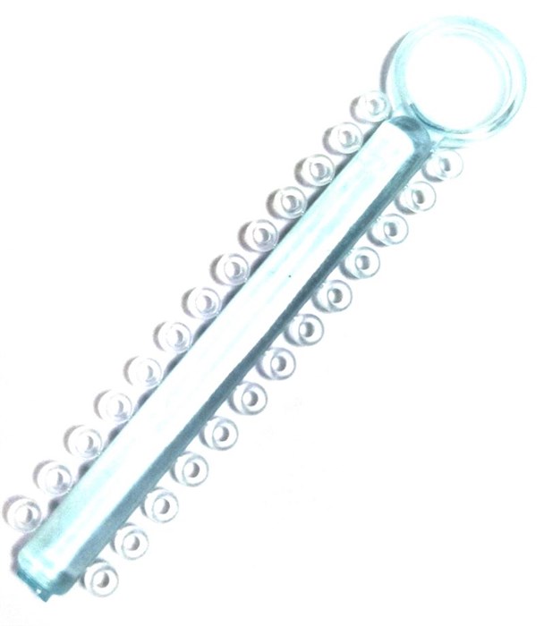 Лигатура эластичная на модуле цвет небесный №22, 26 колец 77538 - фото 452521