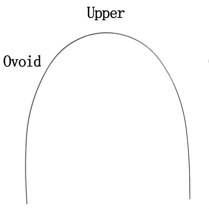 Дуга нитиноловая супер-эластичная NiTi овоидная форма 018 в/ч 78103 - фото 452597