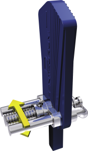 Винт секционный medium c изогнутой направляющей U-образной формы расширение 6 мм, 13 х 7,3 х 3,1 мм 74902 - фото 452607