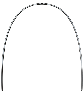 Дуга стальная Dentaflex Ideal 8-ми жильная 0,46х0,64 (18х25) в/ч 76377 - фото 453039