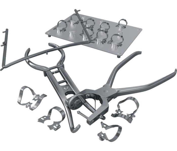 Dentech Rubber Dam Technic Set - набор кламп и инструментов для коффердама 020516 - фото 496054