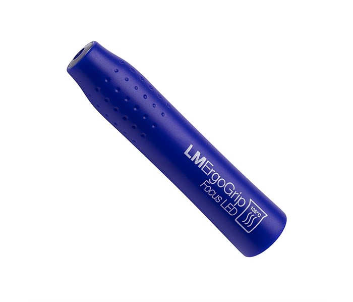 LM LM-ErgoGrip Focus LED - силиконовая насадка для ручки-аппликатора скалеров и пескоструев LM, Цвет: Синий 10099E - фото 504662