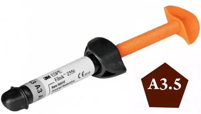 Филтек Z550 (Filtek Z550), A3,5, шприц, 4 г, 7050, 3M 00000006305 - фото 518836