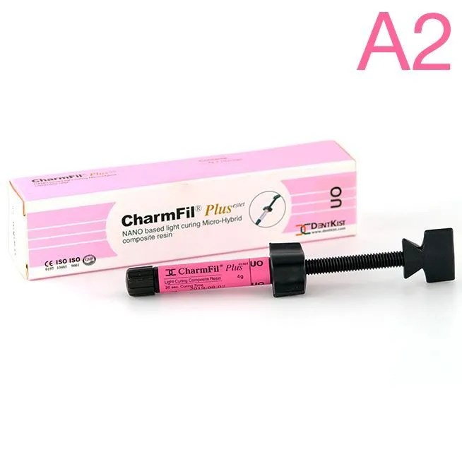 ЧармФил Плюс Рефил (CharmFil Plus Refill), A2, светоотверждаемый пломбировочный материал, шприц, 4г, DentKist УТ-00000436 - фото 518846