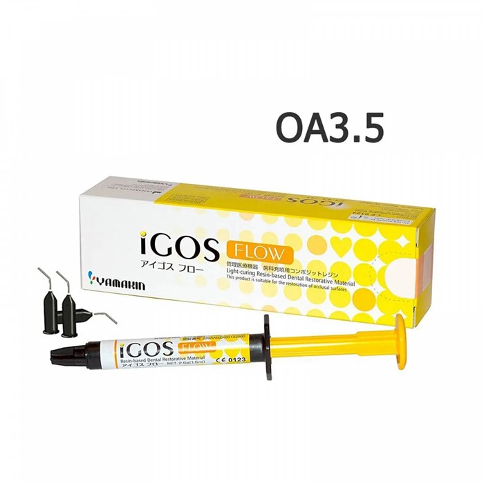 Айгос Флоу (iGOS Flow), OA3,5, Материал стоматологический пломбировочный, 2,6г, 40110201, YAMAKIN УТ-00004176 - фото 518925
