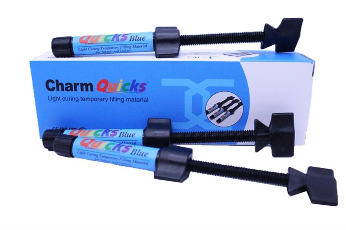 ЧармКвикс (CharmQuicks), светоотв. врем. пломбировочный, материал, 3шпрх3гр, голубой, DentKist УТ-00000600 - фото 518928
