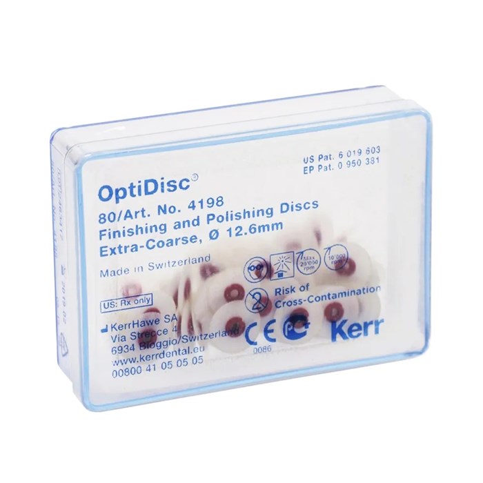 ОптиДискс (OptiDisc), 12,6мм, грубые, 80шт, 4198, KERR 00000008980 - фото 519277