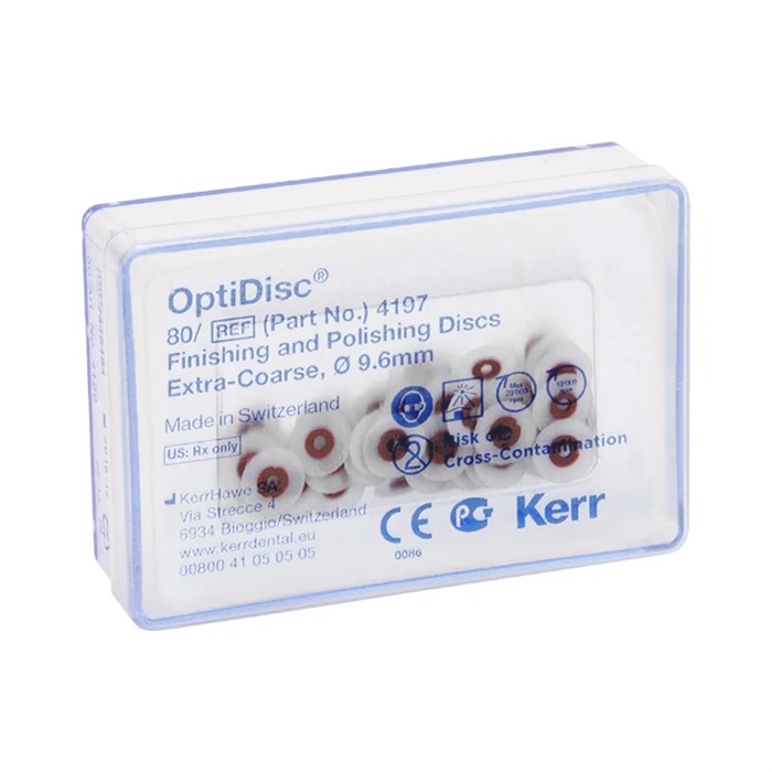 ОптиДиск (OptiDisc), 9,6мм, грубые, 80шт, 4197, KERR 00000008997 - фото 519284