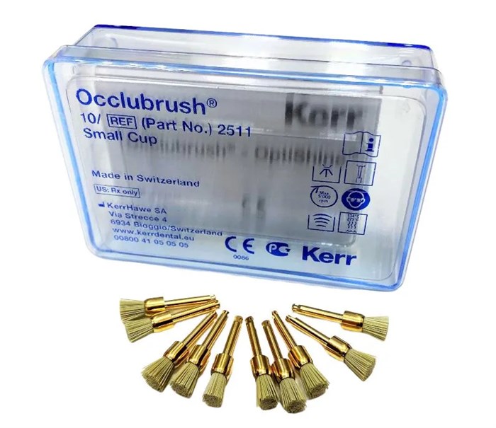 Щеточка Occlubrush малая чаша, 10шт, 2511, KERR 00000014679 - фото 519408