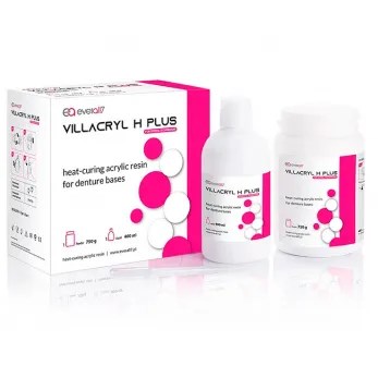 Виллакрил H plus, базисная пластмасса горячей полимеризации для съемных протезов (750г+400мл) цв.О, V1000Z02, Everall7 00000001533 - фото 520675