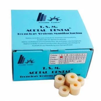 Ацетал пластмасса безмономерная ацетатная, цвет F2 (500г), Acetal Dental TSM УТ-00004095 - фото 520720