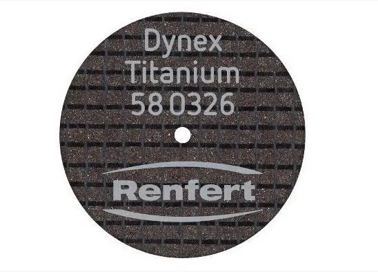 Диски отрезные Dynex Titanium 0.3х26мм (20шт) #58-0326, RENFERT УТ-00004395 - фото 523429