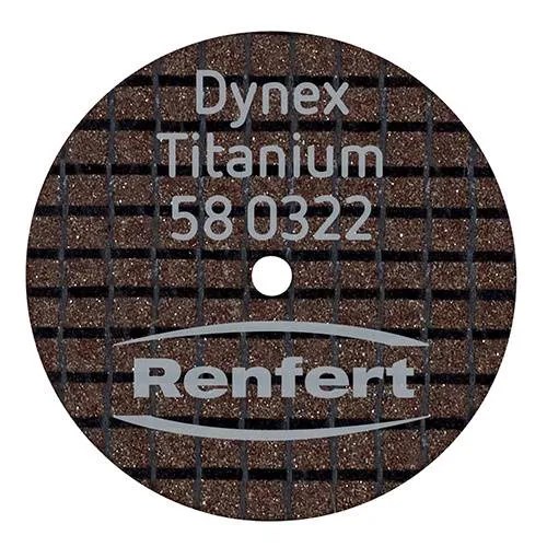 Диски отрезные Dynex Titanium 0.3х22мм (20шт) #58-0322, RENFERT УТ-00004394 - фото 523430