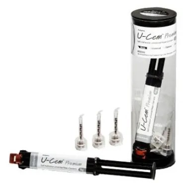 У-Цем Премиум (U-Cem Premium) Universal, самоадгезивный композитный цемент (2шпр.x9г), UP118-AU00, Vericom УТ-00005040 - фото 524096