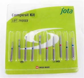 Набор боров для терапии Composite Kit (10 инструментов), в блистере 1231912634