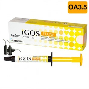 iGOS Flow Цвет OA3.5 (1 шпр.-2,6 г) цирконосодержащий жидкотекучий композит, YAMAKIN 1231915196