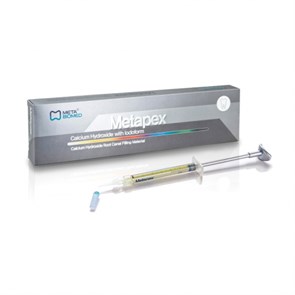 Metapex паста гидроксид кальция 2шпр. (2х2,2г + 20 канюль), Meta 0001913749