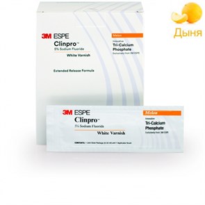 Clinpro White Varnish Melon (100шт.х0,5г)-блистеры с материалом 12250L, 3М 1231911901